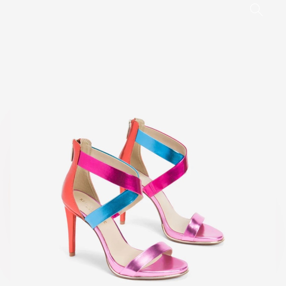 BROOKE CROSS STRAP HEELED SANDAL